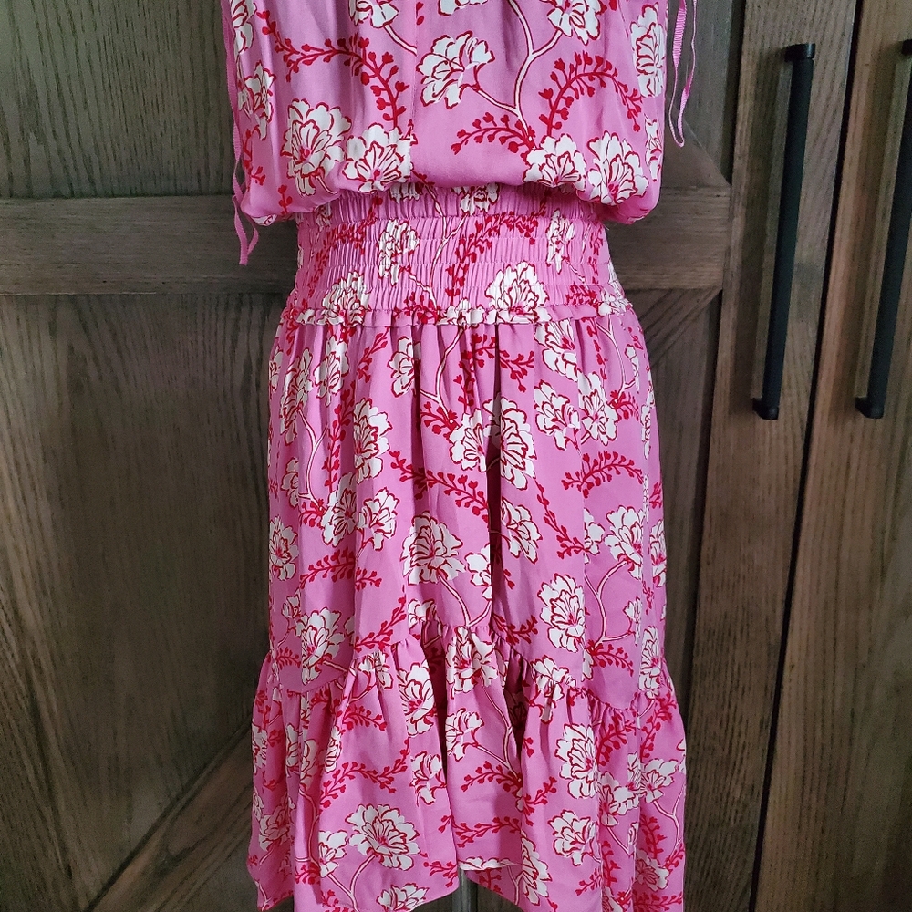A.L.C. Cody Floral Silk Mini Dress - Picture 4 of 6